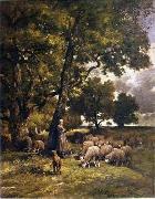 unknow artist Sheep 167 oil on canvas